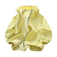 thumbnail image 1 of Taqqpue Boys Girls Rain Jackets Long Sleeve Lightweight Waterproof Hiking Hooded Full Zip fleece Raincoats Waterproof Windbreakers for Kids 4-17 Years, 1 of 6