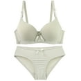 thumbnail image 1 of Taqqpue Bra and Panty Sets for Women Seamless Bralettes Lingerie Sexy Sets Comfortable Sports V Neck Bras Panty Thongs Sets, 1 of 5