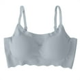 thumbnail image 1 of Taqqpue Bralettes for Women Solid Color Adjustable Straps Bralette Padded Seamless Workout Bralette Comfort Cami Tank Everyday Basic Bra, 1 of 4