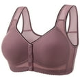 thumbnail image 1 of Taqqpue Bras for Women Full-Freedom Comfort Front Closure Bra Comfortable Wireless Bralettes Full Coverage Sport Everyday Bra, 1 of 6