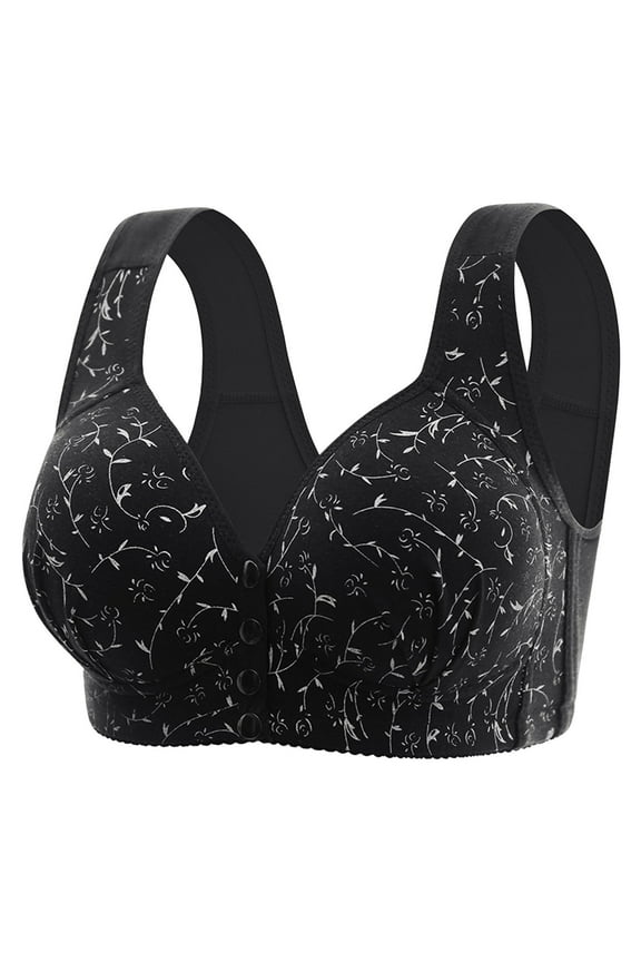 Bras for Women Full-Freedom Comfort Front Closure Mesh Push Up Bra Comfortable Wireless Bralettes Full Coverage Sport Everyday Bra