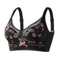 thumbnail image 1 of Taqqpue Bras for Women Solid Color No Underwire Lace Push Up Bralette Bras Basic Breathable Seamless Everyday Bra, 1 of 4