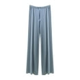 thumbnail image 1 of Taqqpue Capri Lounge Pants for Women Modal Loose Elastic Waist Drawstring Summer Cozy casual Wide Leg yoga pants Flowy Pajama Pants With Pockets, 1 of 6