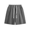thumbnail image 1 of Taqqpue Cargo Shorts for Men Solid Loose Casual Comfort Lightweight Sports Shorts with Multi-Pocket Athletic Workout Jogger Shorts for Men, 1 of 1