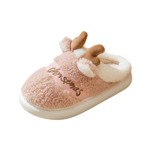 Taqqpue Christmas Slippers for Women Cute Memory Foam Warm House Slippers Cozy Fuzzy Bedroom Home Shoes for Indoor Outdoor