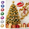 thumbnail image 1 of Taqqpue Christmas Snowflake Tinsel Garland Metallic Twist Hanging Garland with Snowflake Glitter Thick Tinsel Garlands Xmas Tree Decorations for Xmas Tree Fireplace Home Indoor Outdoor Decor, 1 of 8