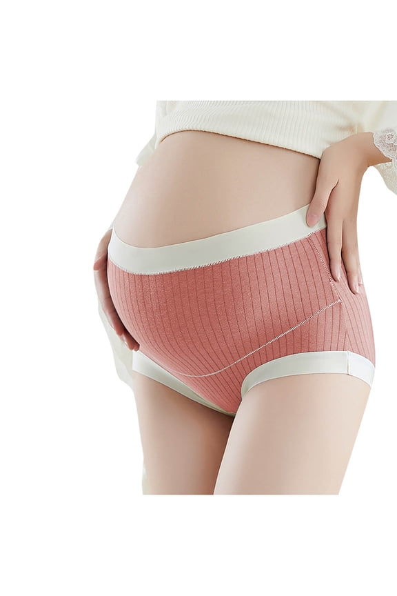 Cotton Maternity Underwear Shapewear Over Bump Plus Size Seamless Soft Hipster Support Maternity Panties Clothes High Waisted M-5XL