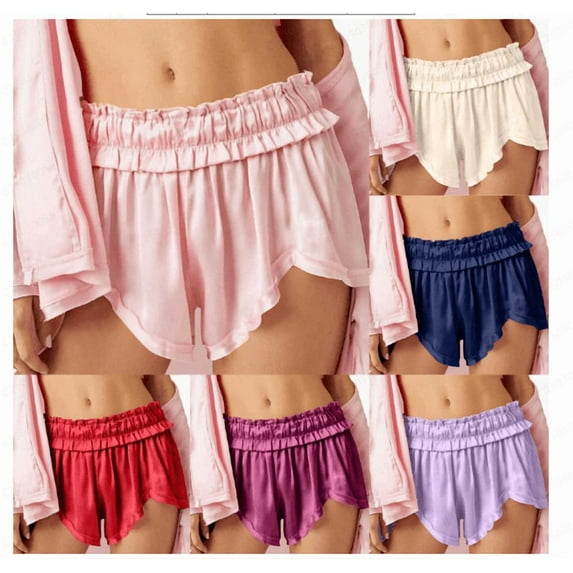 Taqqpue Flowy Athletic Shorts for Women Gym Yoga Workout Running Short Pants Tennis Skort Skirt Cute Clothes Casual Summer Elastic Waist Solid Beach Shorts