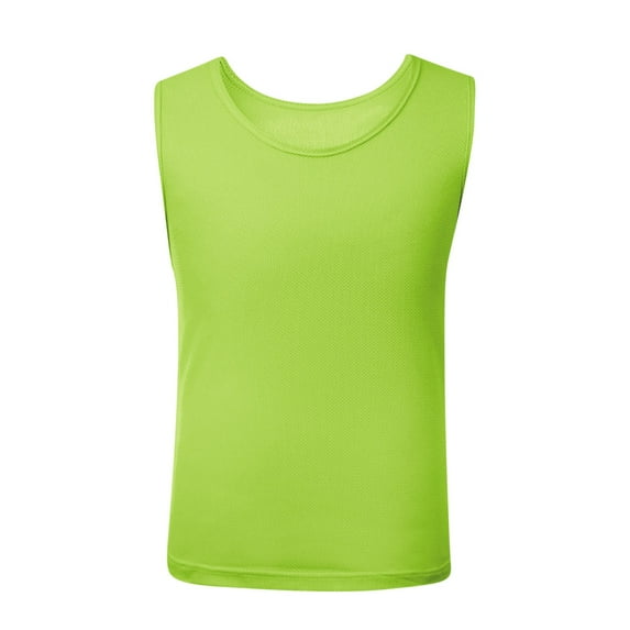 Taqqpue Girls and Boys Tank Tops Soft Cotton V Neck Athletic Undershirt Lightweight Hem Loose Fit Cute Wide Strap Summer Top Dancewear Solid Sleeveless Shirts 2-16 Years