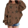 thumbnail image 1 of Taqqpue Girls Hooded Sweatshirt Printed Crewneck Long Sleeve Pullover Tops Casual Cotton Plus Size Hoodies with Pockets for Kids, 1 of 3