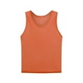 thumbnail image 1 of Taqqpue Girls Tank Tops Soft Cotton Crewneck Sleeveless Athletic Undershirt Lightweight Hem Loose Fit Cute Summer Top Dancewear Solid Wide Strap Comfortable Racerback Tank 5-15 Years, 1 of 3