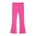 thumbnail image 1 of Taqqpue Girls Yoga Leggings High Waist Bell Bottom Pants Casual Solid Color Cotton Flare Leggings for Girls 3-14Y, 1 of 5