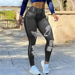 TIYOMI Women s Plus Size Pants Full Length 3X Dark Grey Ankle Leggings Stretchy Soft Casual Butt Fit Leggings Solid Color Bottom Autumn Winter Wear Out Pants 3XL 22W 24W Walmart