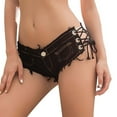 thumbnail image 1 of Taqqpue Jean Shorts for Womens Low Waisted Cut Out Denim Shorts Sexy Summer Hollow Out Lace Up Ripped Frayed Distressed Raw Hem Hot Mini Jeans Junior Shorts Jeans, 1 of 9