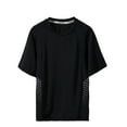 thumbnail image 1 of Taqqpue Kid's Short Sleeve T-Shirt Girls' Cotton Tee Crewneck Boys' T-Shirts Solid Color Dry Fit Athletic Plus Size Tops 3-16 Years, 1 of 5