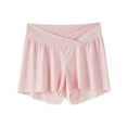 thumbnail image 1 of Taqqpue Maternity Shorts for Women Summer Comfy Over Belly Pregnancy Shorts Solid Color Baggy Breathable Sleep Short, 1 of 3