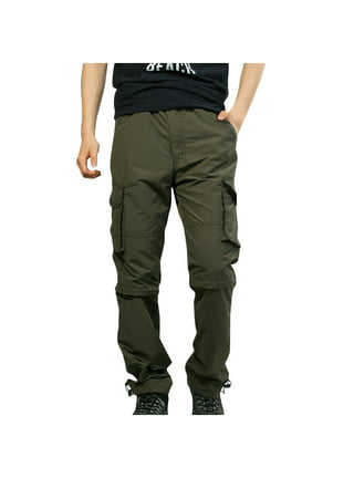 Mens Hiking Stretch Pants Convertible Quick Dry Lightweight Zip Off Outdoor  Travel Safari Pants, Army Green, 30 : : Clothing, Shoes &  Accessories