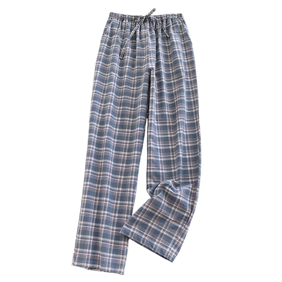 Taqqpue Men's Pajama Pants Ultra Lightweight Cotton Soft Comfy Long Pjs Bottoms Sleepwear Bottom Pants with Pocket Drawstring