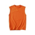 thumbnail image 1 of Taqqpue Men's Plus Size Tank Tops Solid Color Quick Dry Sleeveless Workout Muscle Shirt Swim Beach Athletic Bodybuilding Gym Performance Tee Shirts, 1 of 3