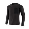 thumbnail image 1 of Taqqpue Men's Running Athletic Sweatshirt Long Sleeve Solid Color Workout Gym Shirts Fishing Hiking Rash Guard Standing Collar Exercise Keep Warm Pullover Top, 1 of 7