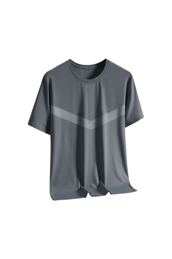 Men's Short Sleeve UPF 50+ T-Shirt Quick Dry Rash Guard Athletic Running Swim Top Tee Performance Water Shirts M-5XL