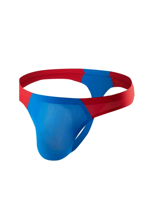 Men's Striped Thong Underwear – Sexy Low Rise G-String Briefs, Breathable & Stretchable T-Back Lingerie for Men