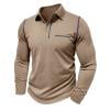 thumbnail image 1 of Taqqpue Men's Sweatshirt Solid Color Long Sleeve Athletic Quarter Zip Pullover Tops Fall Lightweight Quick Dry Running T Shirt with Pockets for Men Workout Gym Golf, 1 of 5