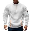 thumbnail image 1 of Taqqpue Men's Sweatshirt Solid Color Long Sleeve Athletic Sweatshirt Running Shirts Lightweight Quick Dry Quarter Zip Pullover Tops with Pockets for Men Workout Gym Golf, 1 of 4
