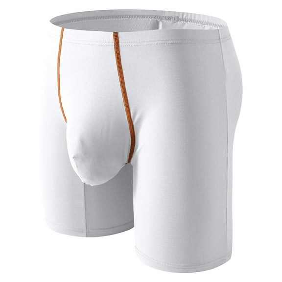 Taqqpue Men's Underwear Value Performance Boxer Briefs Support Pouch ComfortSoft Boxer Brief for Men, Long Leg Moisture-Wicking Breathable Underwear