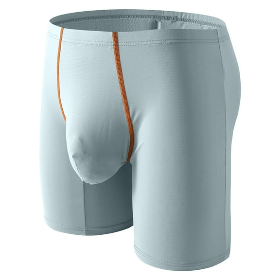 Taqqpue Men's Underwear Value Performance Boxer Briefs Support Pouch ComfortSoft Boxer Brief for Men, Long Leg Moisture-Wicking Breathable Underwear
