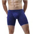 thumbnail image 1 of Taqqpue Men's Underwear Value Performance Boxer Briefs Support Pouch Cotton ComfortSoft Boxer Brief for Men, Long Leg Moisture-Wicking Breathable Underwear, 1 of 7