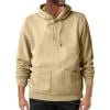 Taqqpue Mens Hoodies Long Sleeve Casual Solid Color Drawstring Hooded Sweatshirts Fall Winter Loose Fit Plus Size Athletic Pullover Tops with Pockets