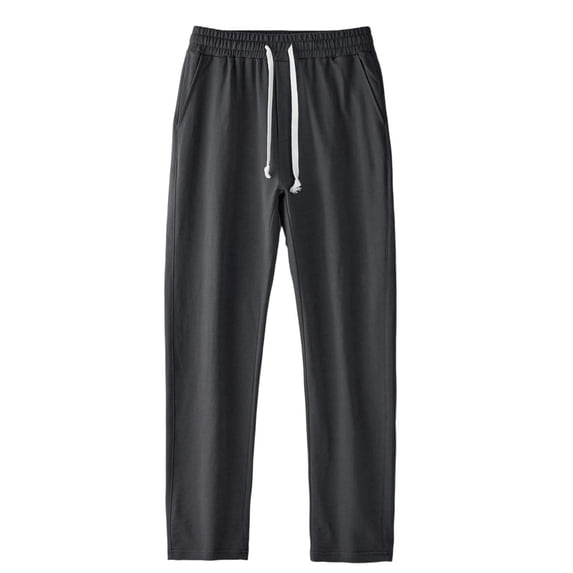 Taqqpue Mens Joggers Pants Solid Color Elastic Waist Drawstring Sweatpants Lightweight Workout Athletic Pants for Gym Running Golf