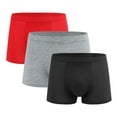 thumbnail image 1 of Taqqpue Mens' Plus Size Boxer Briefs Super Fit Breathable Underwear Quick-Dry Stretch Value Performance Support Pouch Underpants Moisture-Wicking Soft Comfort Lightweight Underwear 3 Pack, 1 of 5