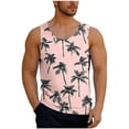 thumbnail image 1 of Taqqpue Mens Plus Size Tank Tops Casual Crewneck Hawaiian Sleeveless Shirts Loose Fit Quick Dry Graphic Beach Tank Top for Workout Gym Athletic Training Sports, 1 of 6