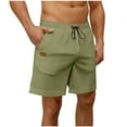 thumbnail image 1 of Taqqpue Mens Shorts Casual Waffle Elastic Waist Drawsting Summer Beach Shorts Strech Quick Dry Athletic Shorts with Pockets, 1 of 7
