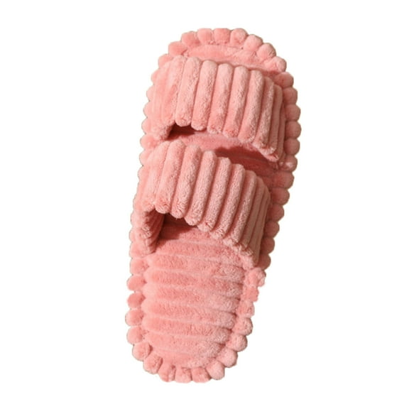 Taqqpue Open Toe Slippers for Women Indoor Cozy Memory Foam Slip On House Slides Shoes Gifts for Womens Mom