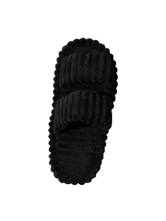 Open Toe Slippers for Women Indoor Cozy Memory Foam Slip On House Slides Shoes Gifts for Womens Mom