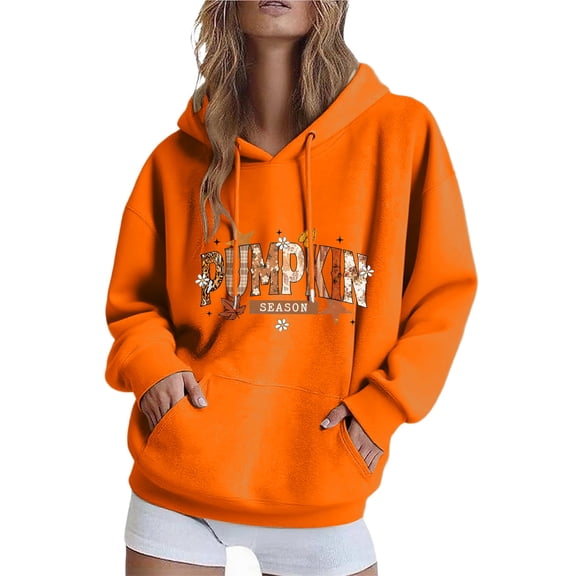 Taqqpue Plus Size Hoodies for Women Casual Printed Drawstring Hooded Sweatshirt Fall Winter Long Sleeve Tops Loose Fit Y2K Oversized Hoodie Pullover with Pockets
