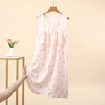 thumbnail image 1 of Taqqpue Plus Size Sleeveless Nightgowns for Women Cotton Soft Knee Length Night Gowns Sleepshirts Loose Fit Sleepwear Dress Casual Solid Color Scoope Neck House Dress Women, 1 of 9