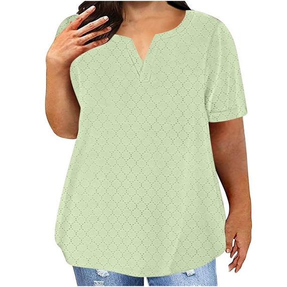Taqqpue Plus Size Tops for Women Summer Sleeveless Workout Tank Tops Casual Round Neck Pleated Work Blouse Flowy Loose Fit Solid Color T Shirts