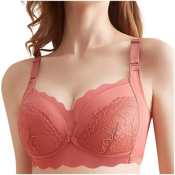 Taqqpue Pregnant Women's Breastfeeding Bra Solid Color Adjustable Strap Pre Opening Button Breast Feeding Bra Cotton Maternity Sleep Bras for Women