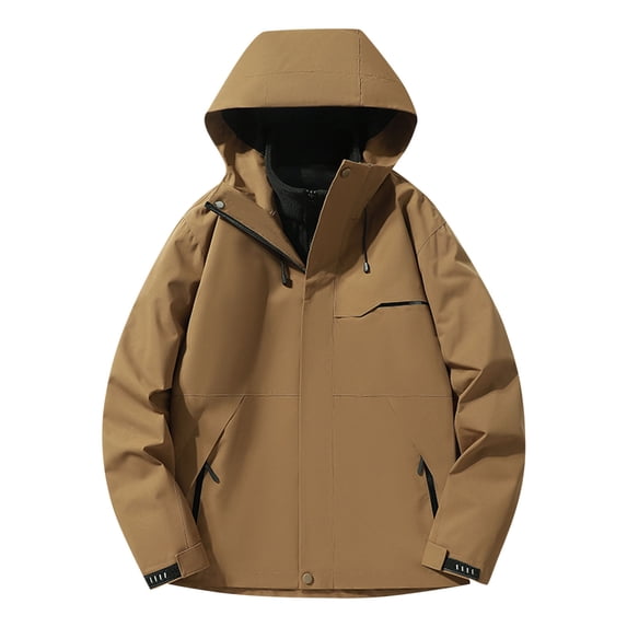 Taqqpue Rain Jacket for Women Solid Color Lightweight Waterproof Windbreaker Jacket with Hood Women Outdoor Packable Raincoat with Pockets