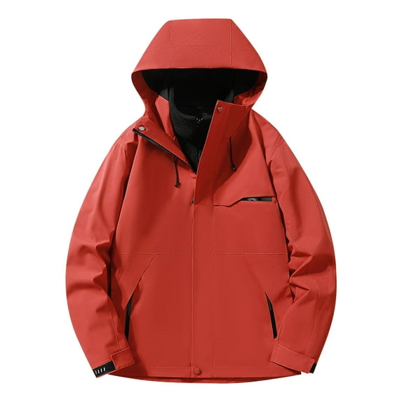 Taqqpue Rain Jacket for Women Solid Color Lightweight Waterproof Windbreaker Jacket with Hood Women Outdoor Packable Raincoat with Pockets
