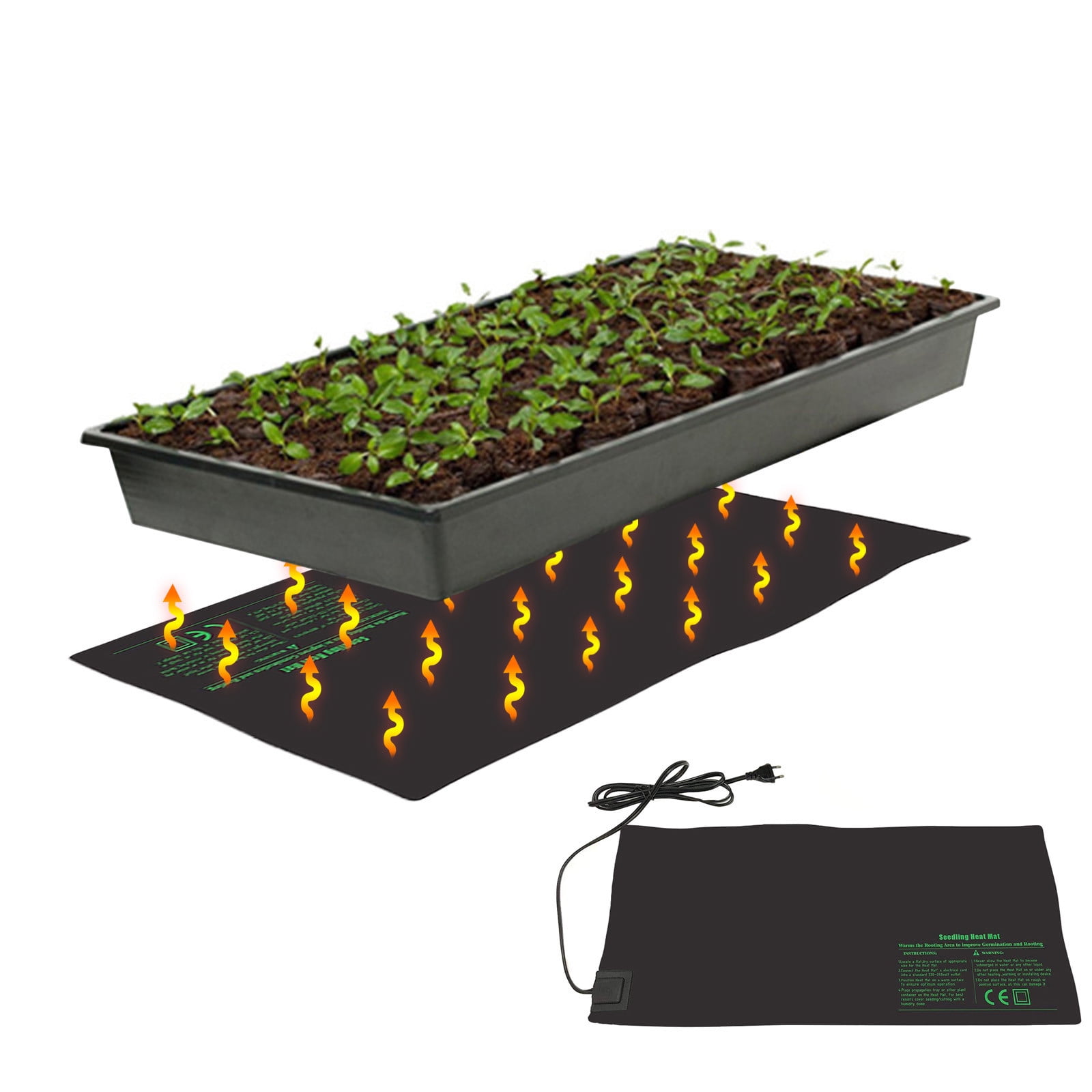 Taqqpue Seedling Propagation Heat Mat,Plant Heating Pad Seedling Heating Pad Seed Germination