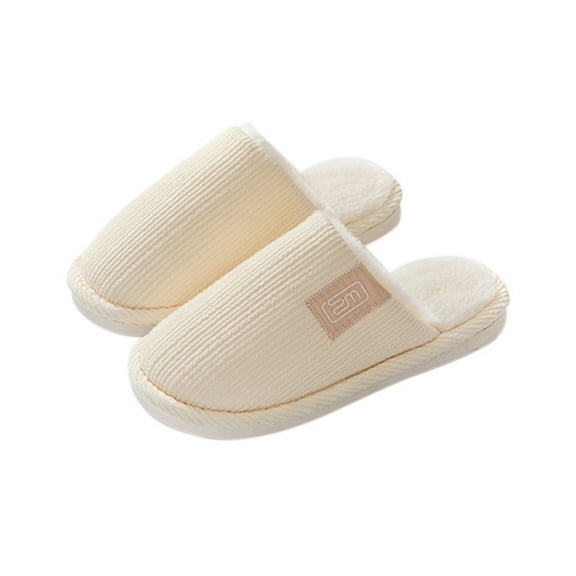Taqqpue Slippers for Women, Womens Solid Color Slippers Indoor Outdoor with Memory Foam, Cozy & Warm House Slippers for Woman with Anti-Slip Rubber Sole