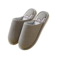 thumbnail image 1 of Taqqpue Slippers for Women Solid Color Curly Cozy Flat Slide Slippers Comfy Soft Non-Slip House Shoes Indoor and Outdoor, 1 of 6