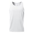 thumbnail image 1 of Taqqpue Tank Tops for Men Casual Solid Color Crew Neck Sleeveless Workout Shirts Quick Dry Athletic Bodybuilding Gym Performance Tee Shirts for Swim Beach, 1 of 7