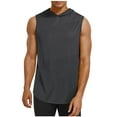 thumbnail image 1 of Taqqpue Tank Tops for Men Solid Color Crew Neck Sleeveless Workout Muscle Shirt Quick Dry Athletic Bodybuilding Gym Performance Tee Shirts for Swim Beach, 1 of 5