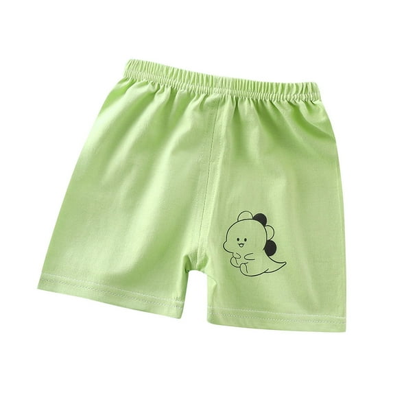 Taqqpue Toddler Baby Boy Shorts - Dinosaur Lightweight Cotton Shorts for Kids Boys Summer Elastic Waist Short Pants (0-6 Years)